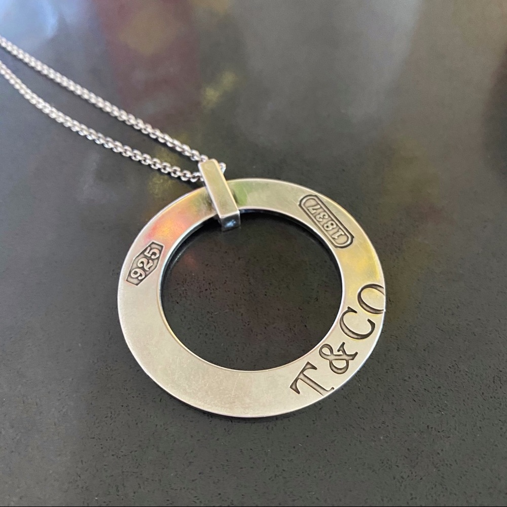 Tiffany & Co Round Pendant Necklace